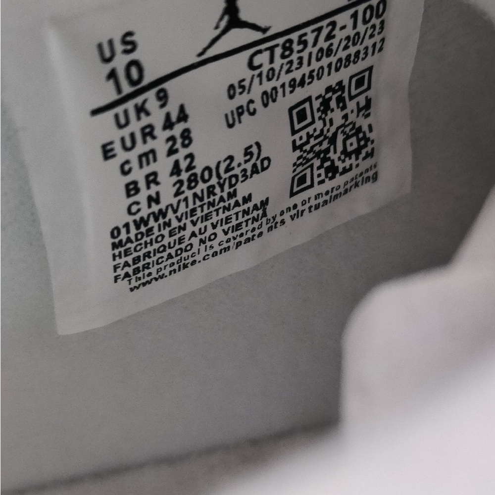 Jordan Gray and Black High-Top Athletic Sneakers - Picture 10 of 16